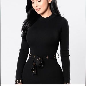 After hours black dress